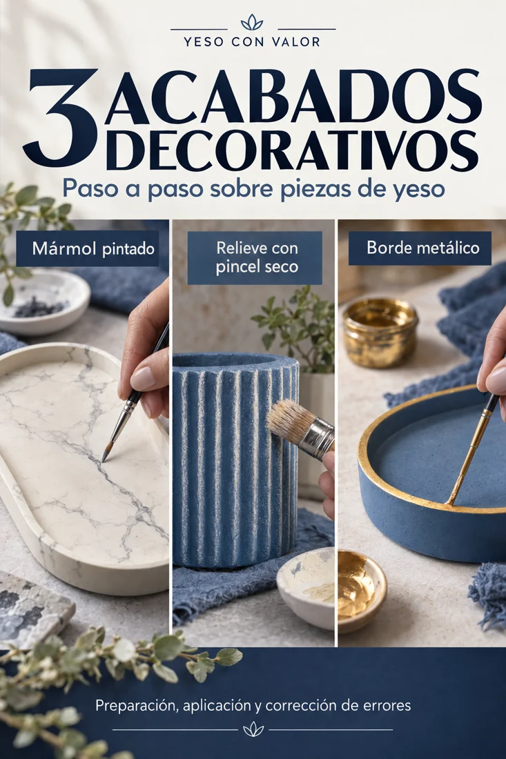 Portada: 3 Acabados Decorativos Paso a Paso