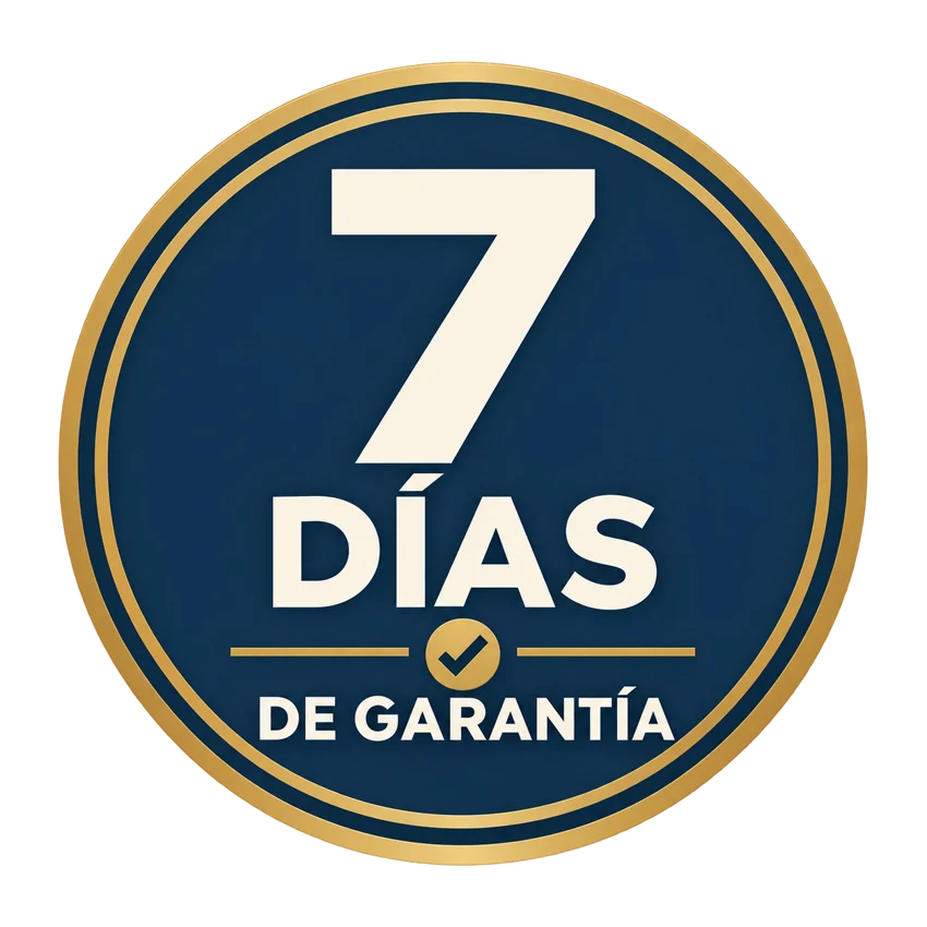 7 días de garantía